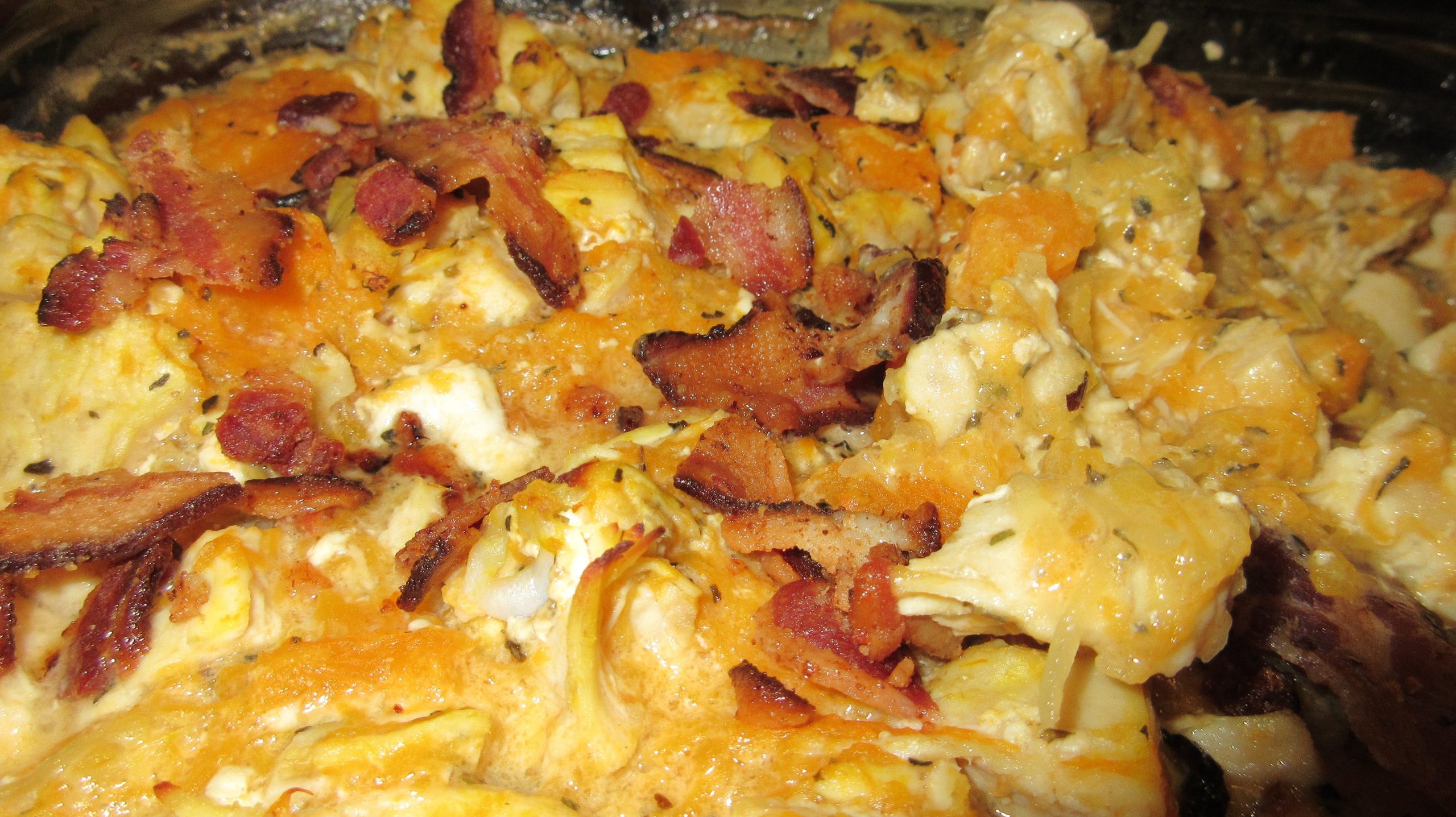 chicken bacon alfredo